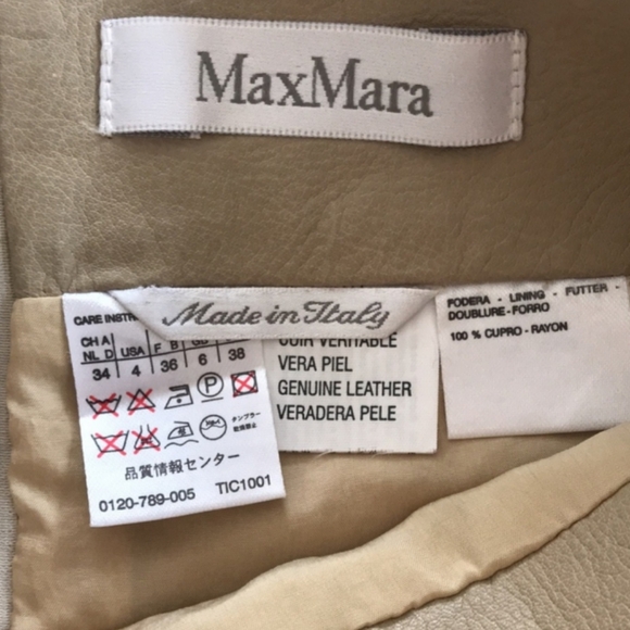 Max Mara leather skirt - Picture 5 of 6